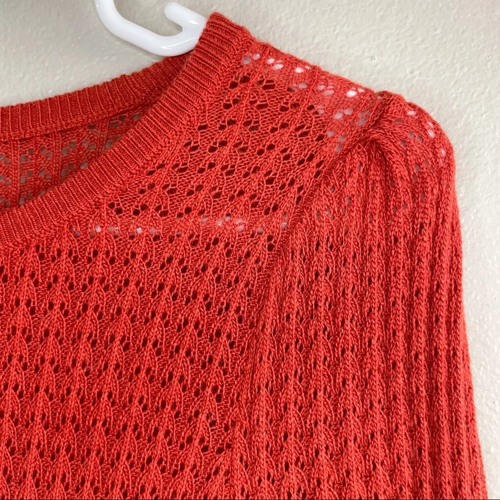 S O L D : Madewell Merino Wool Alpaca Blend Puff Sleeve Sweater Tee - Picture 6 of 13